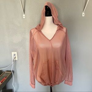 MESH ZARA MAUVEHOODIE